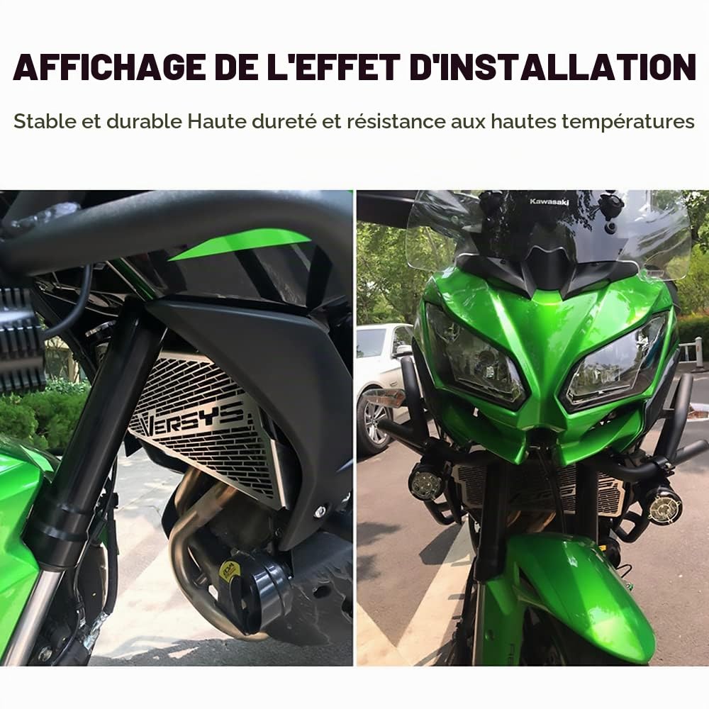 Moto Radiateur Grille Garde Grill Couverture Protecteur Pour Kawasaki KLE650 Versys 650 2015 2016 2017 2018 2019 2020 2021 2022 2023 2024 2025
