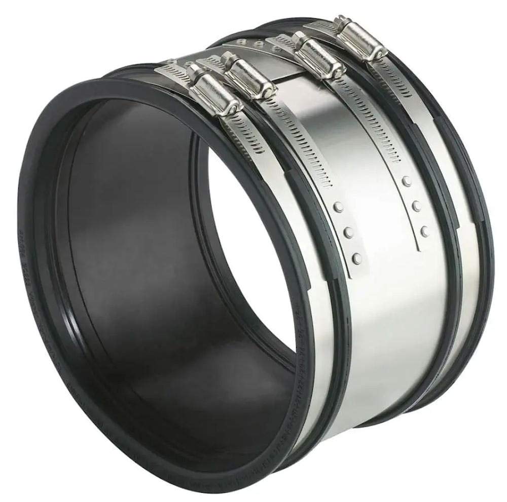 Standard Coupling SC200 with OD 175mm-200mm on Both Sides Flexible Rubber Boot Reducer Coupling Adapter Pipe Connector Joiner