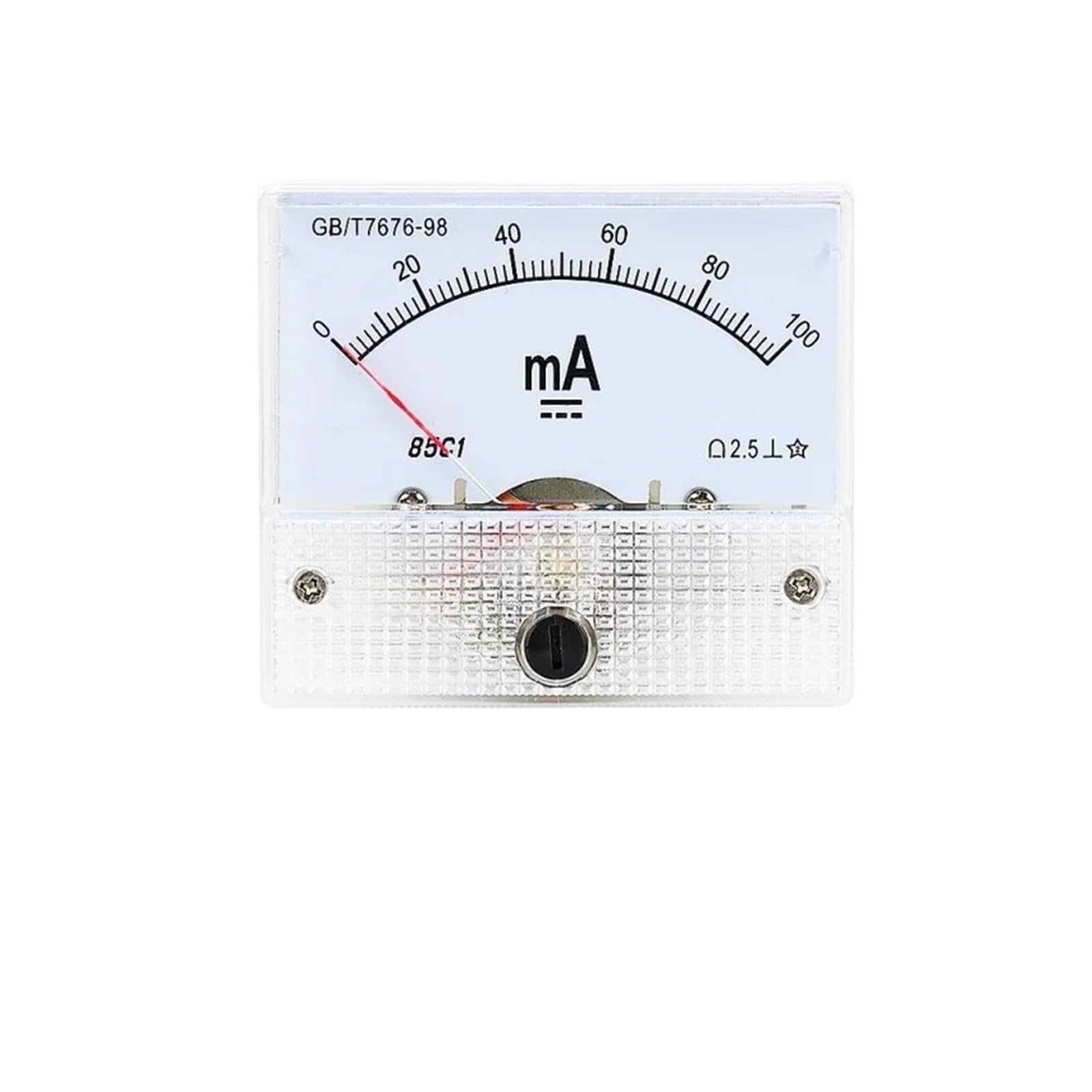 Amperímetro analógico 85C1 DC 0-50mA medidor de corriente 5