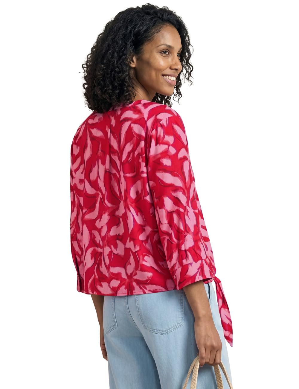Street One 3/4-Arm Bluse mit Knotendetail