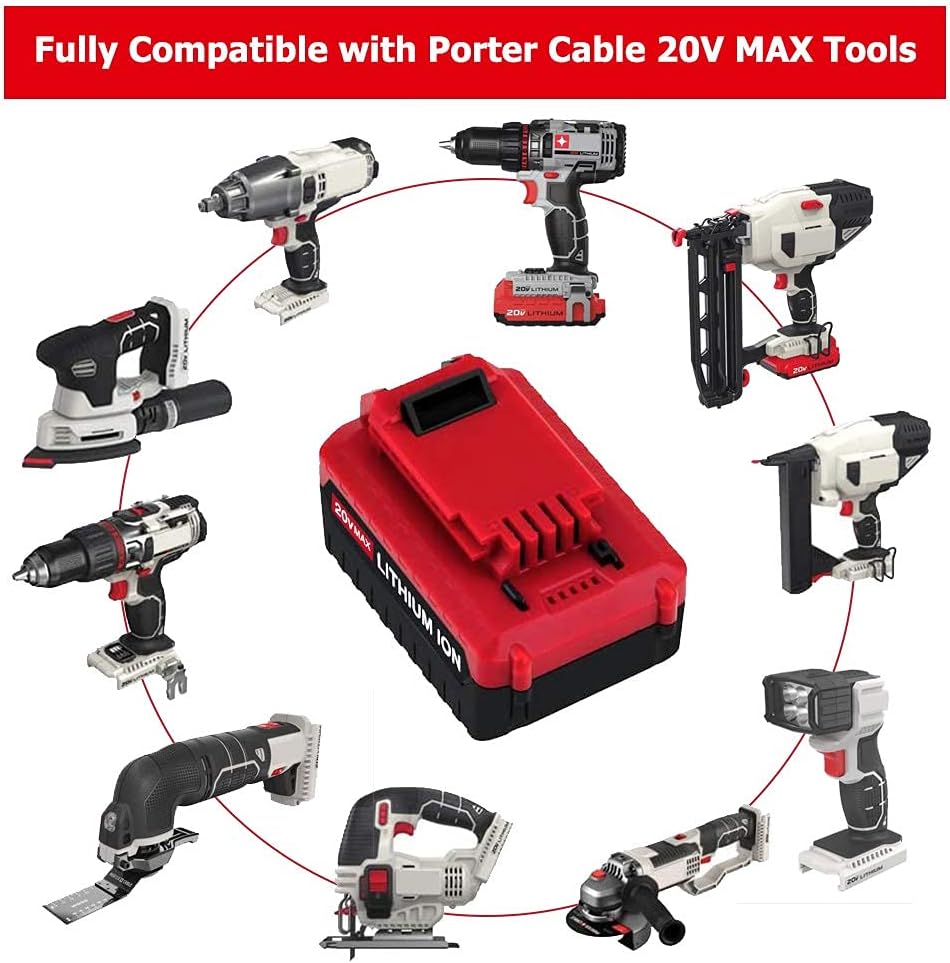 Bеѕt Cуbеr Mоndау 🔥 2Pack 20V 5.0Ah Replacement for Porter Cable 20V MAX Lithium-ion Battery PCC685L PCC680L PCC681L PCC682L PCC685LP PCC682 Tор Brаndѕ 2Pack 20V 5.0Ah Replacement for Porter Cable 20V MAX Lithium-ion Battery PCC685L PCC680L PCC681L PCC682L PCC685LP PCC682