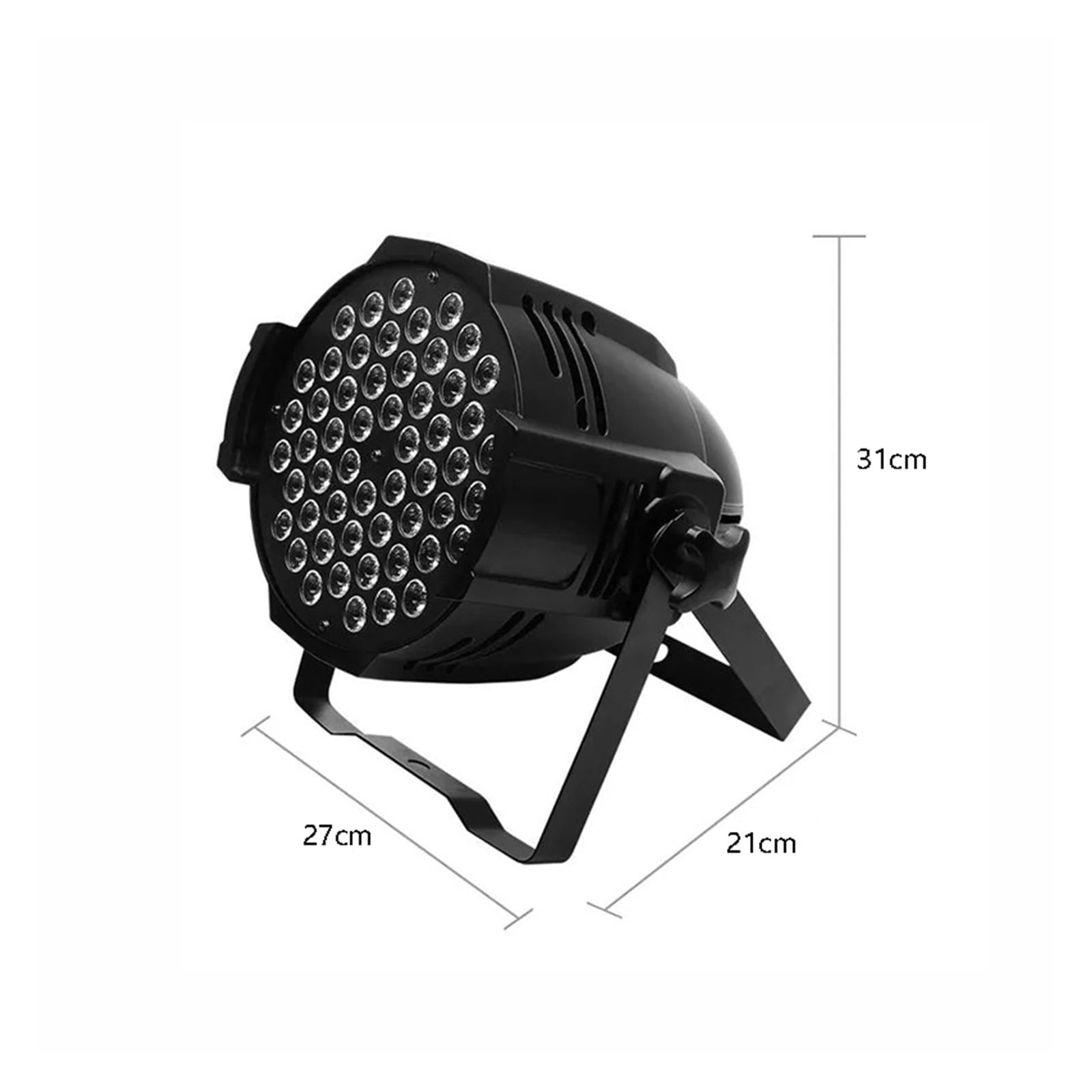 Światła Sceniczne, 54x3W 3 w 1 LED płaskie kolorowe oświetlenie Par DMX512 sterowanie dla DJLive Disco Family Party Bar efekt sceniczny światło