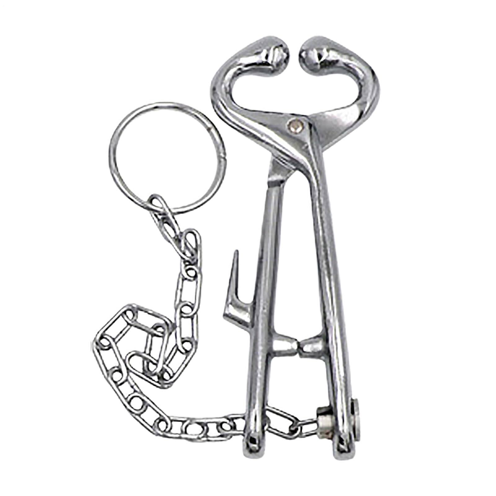 Pince Nez de Bœuf en Acier Inoxydable - Acier Inoxydable - Pince Bovine Universelle,Accessoire Jardin & Équipement Ferme pour Débutants en Élevage