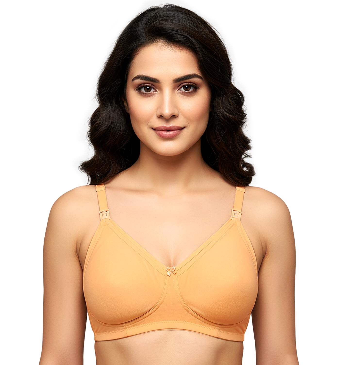 susie Non Padded Wirefree Seamless 3/4 Coverage Nursing Bra-picture-6