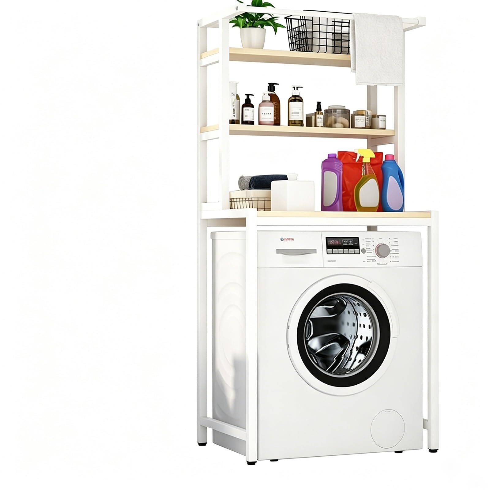 kumamart Laundry Supply Storage Organizer Above Washing Machine