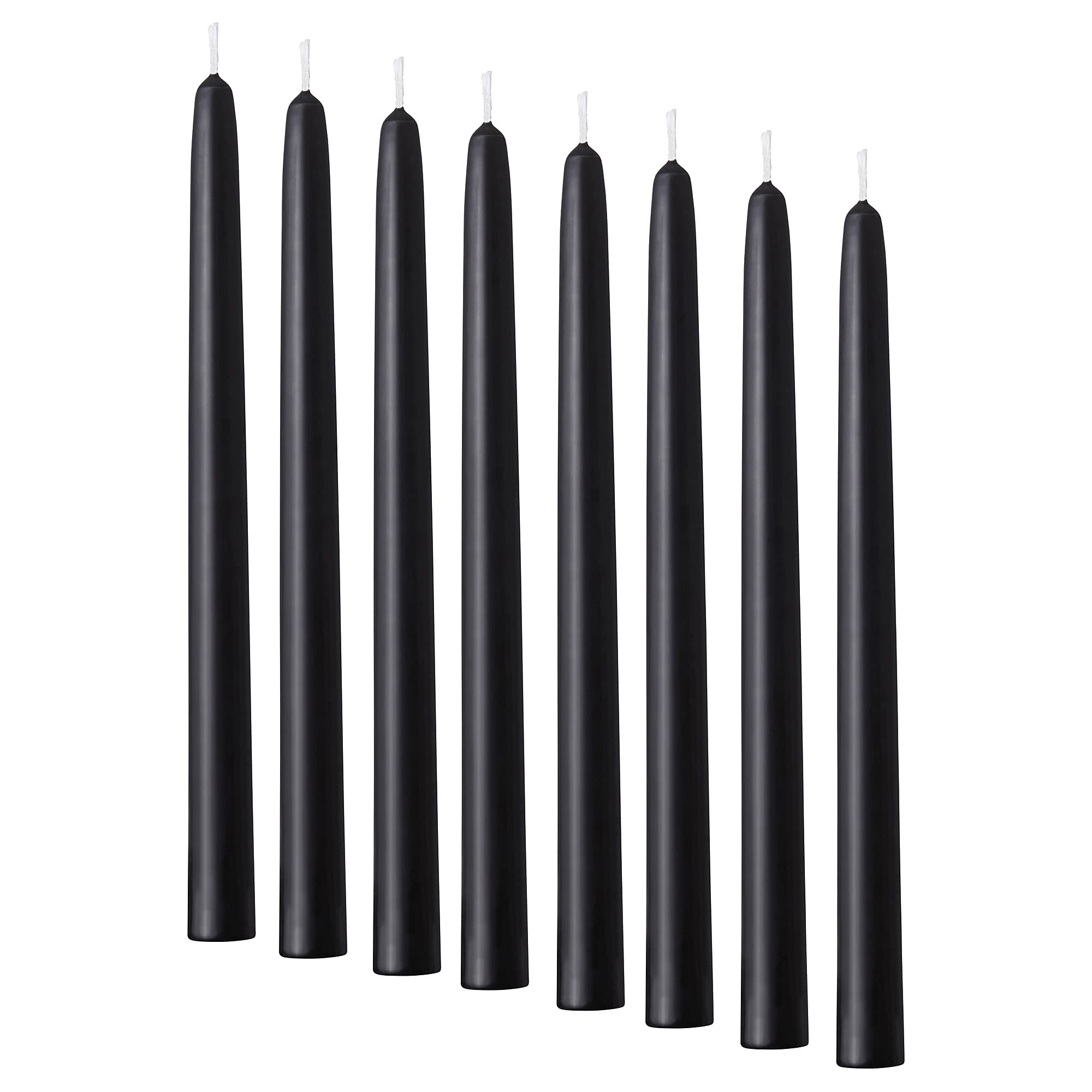 Bougie noire non parfumée 25 cm KLOKHET de décoration minimaliste - 3