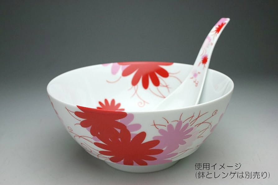 Amazon｜有田焼 幸楽窯 「 究極の レンゲ 」 ラーメン用 ブーケ