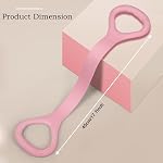 8-Shape Tensioner Stretch, Elastic Bands for Exercise, Portable Home & Office Elastic Training Band, Elastic Bands for Chest Expansion, Yoga, and Home Exercises