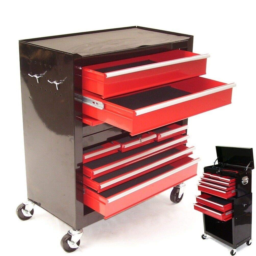 Carrello portautensili con 8 cassetti 06197 con attrezzi AWZ