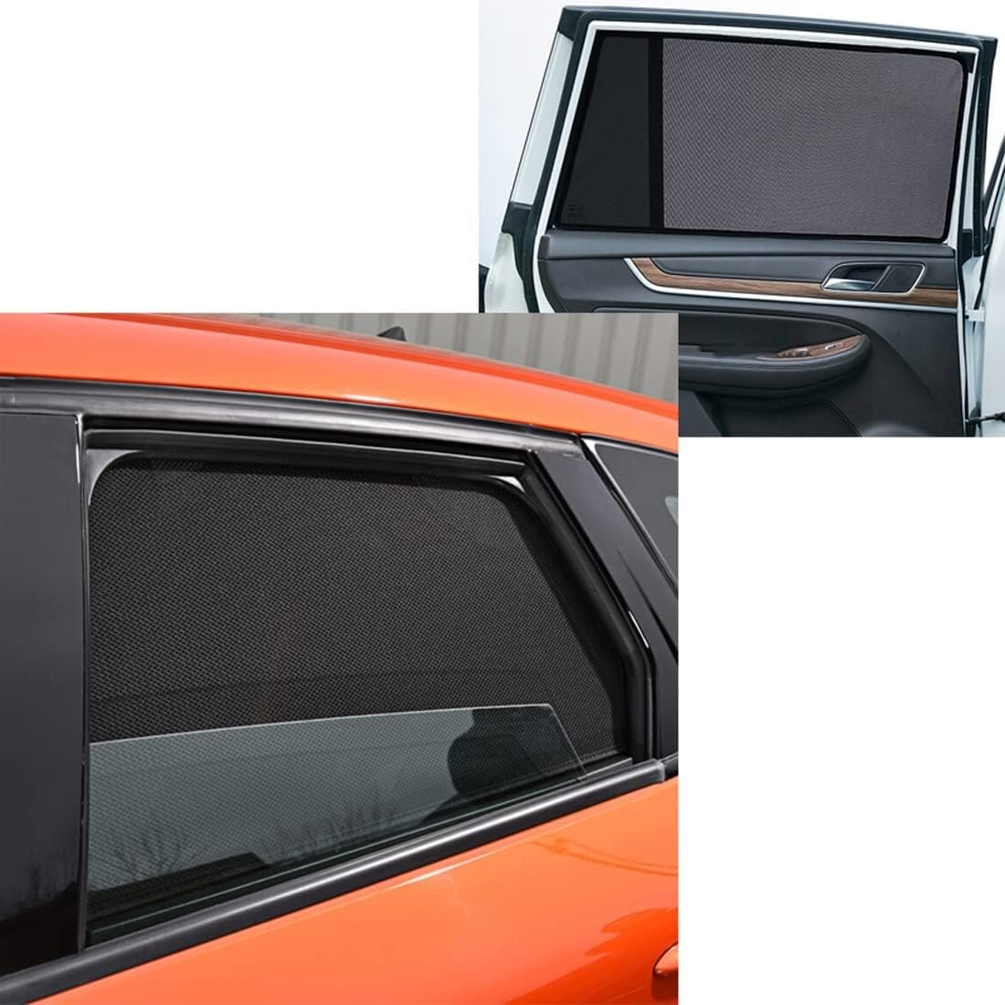 Sonnenschutz Auto Baby Kinder Sonnenblende Für Mazda CX-5 KE 2012-2016 UV Schutz Magnetisch Vorhang Autofenster Seitenscheibe Sonnenschutz Zubehör Faltbar(Rear+Triangular Window 4pcs)