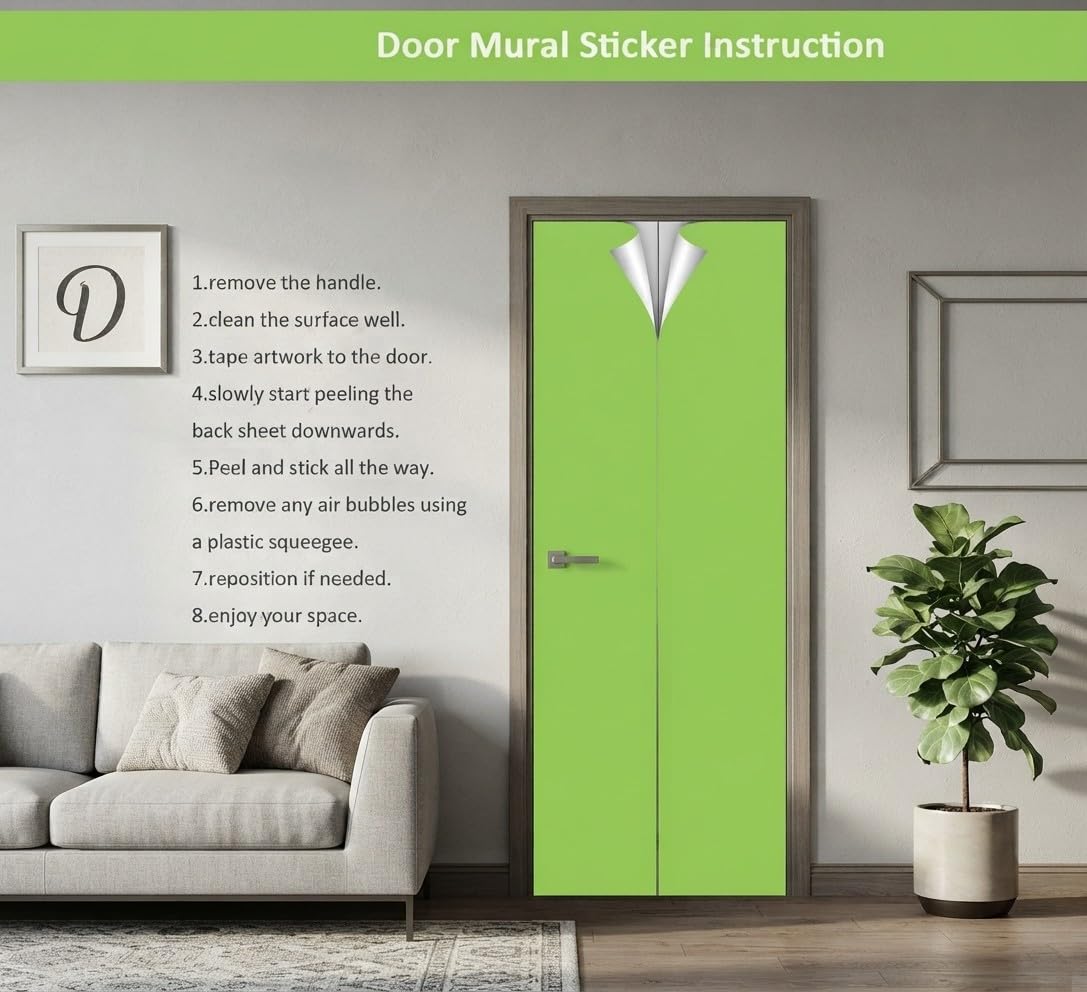 Adesivo per porta in stile dipinto a olio, 77 x 200 cm, stella marina, conchiglie, bouquet di fiori, in PVC, autoadesivo, carta da parati fotografica, grigio, impermeabile, rimovibile, per bagno