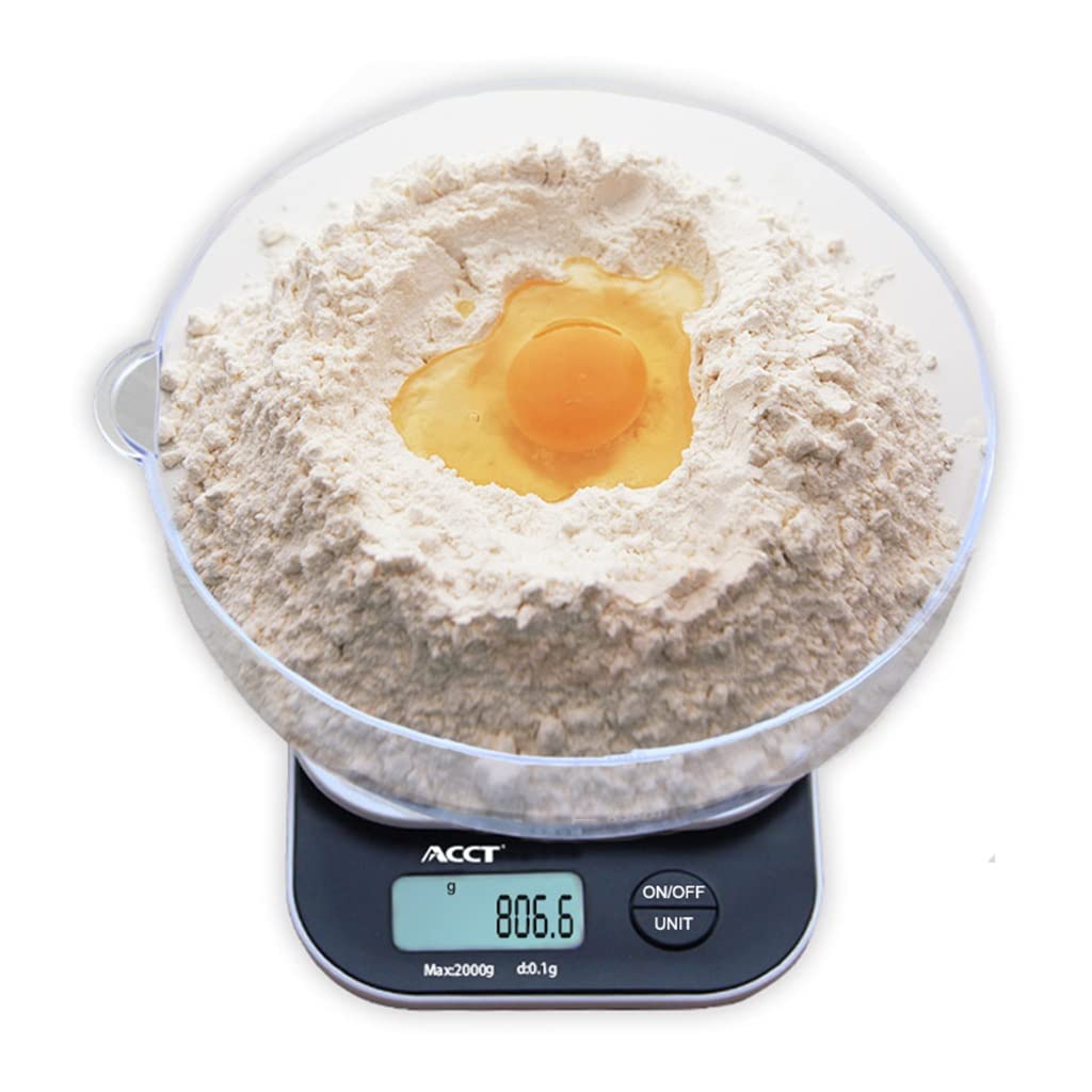 JFDBGU 2kg/ 5kg Electronic Scale Grams Digital Kitchen Mini Scale Weight Food Diet Balance Measure Tools(5kg-1g)