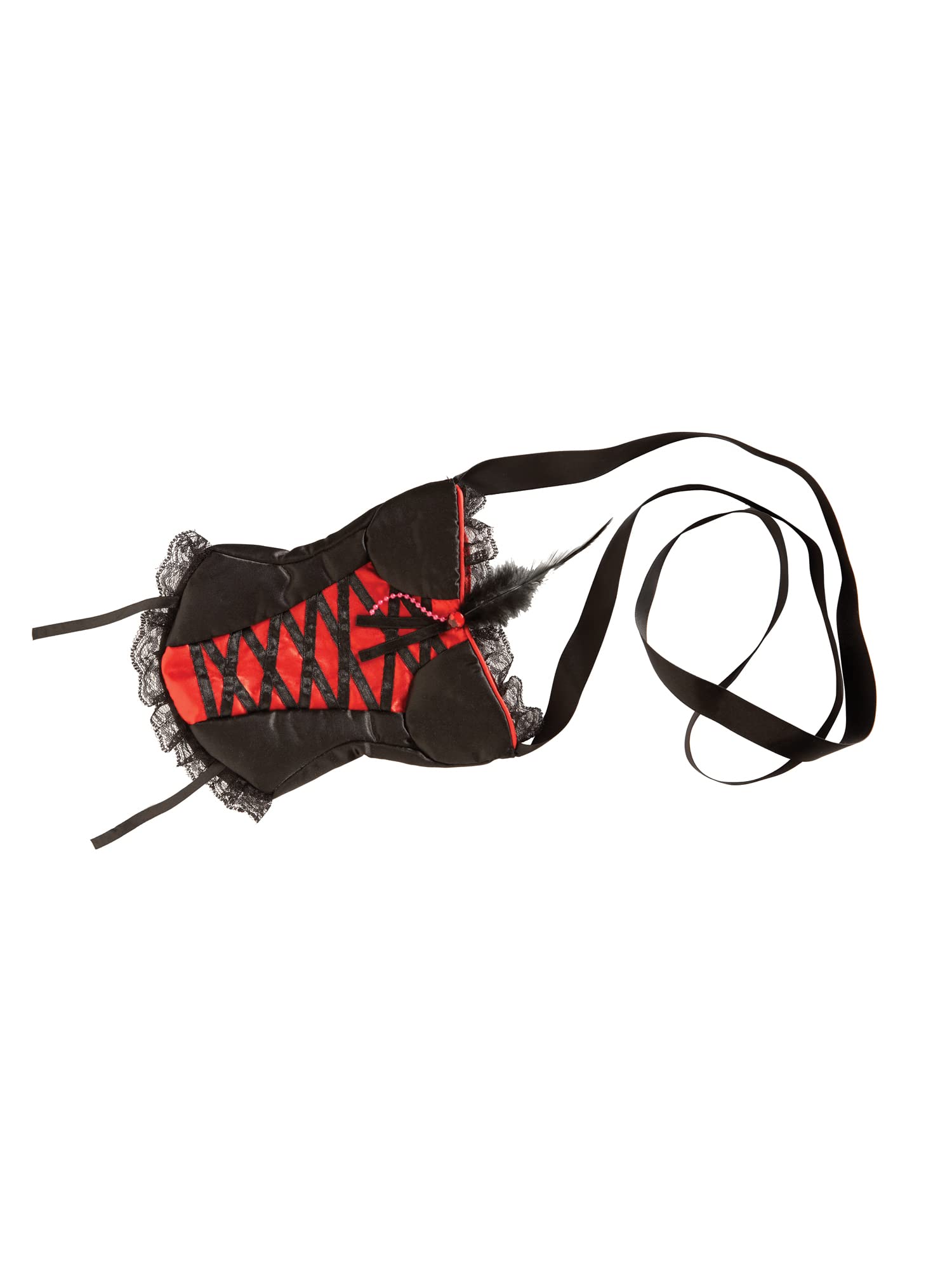 Rubies Women's Red/Black Rubie's Official Forum 8806Ns000 Adult Burlesque Bag (Corset Shaped)