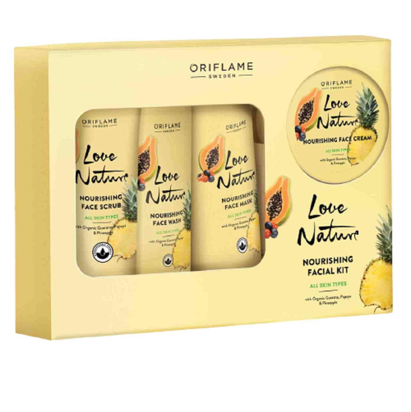 Amazon.com: Ori-flame Love Nature Nourishing Facial Kit With