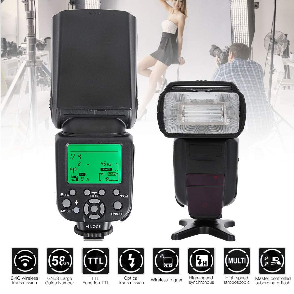 Flash per Fotocamera SLR , TR-982III / C 2.4G Ttl 1/8000 Wireless Master Slave Flash