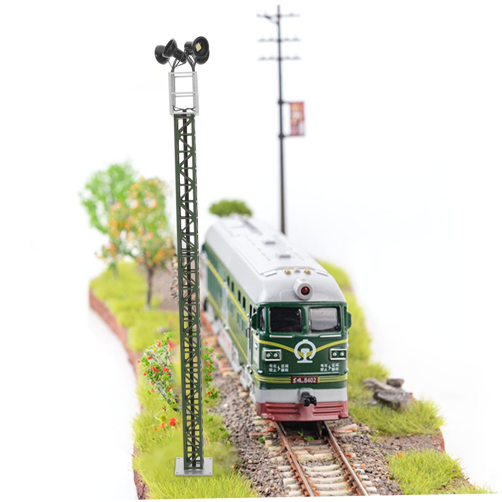 3pezzi Miniatura Semaforo Modelli Ferroviari Accessorio Decorativo Per Table e Miniature Per Appassionati Di Mini Craft