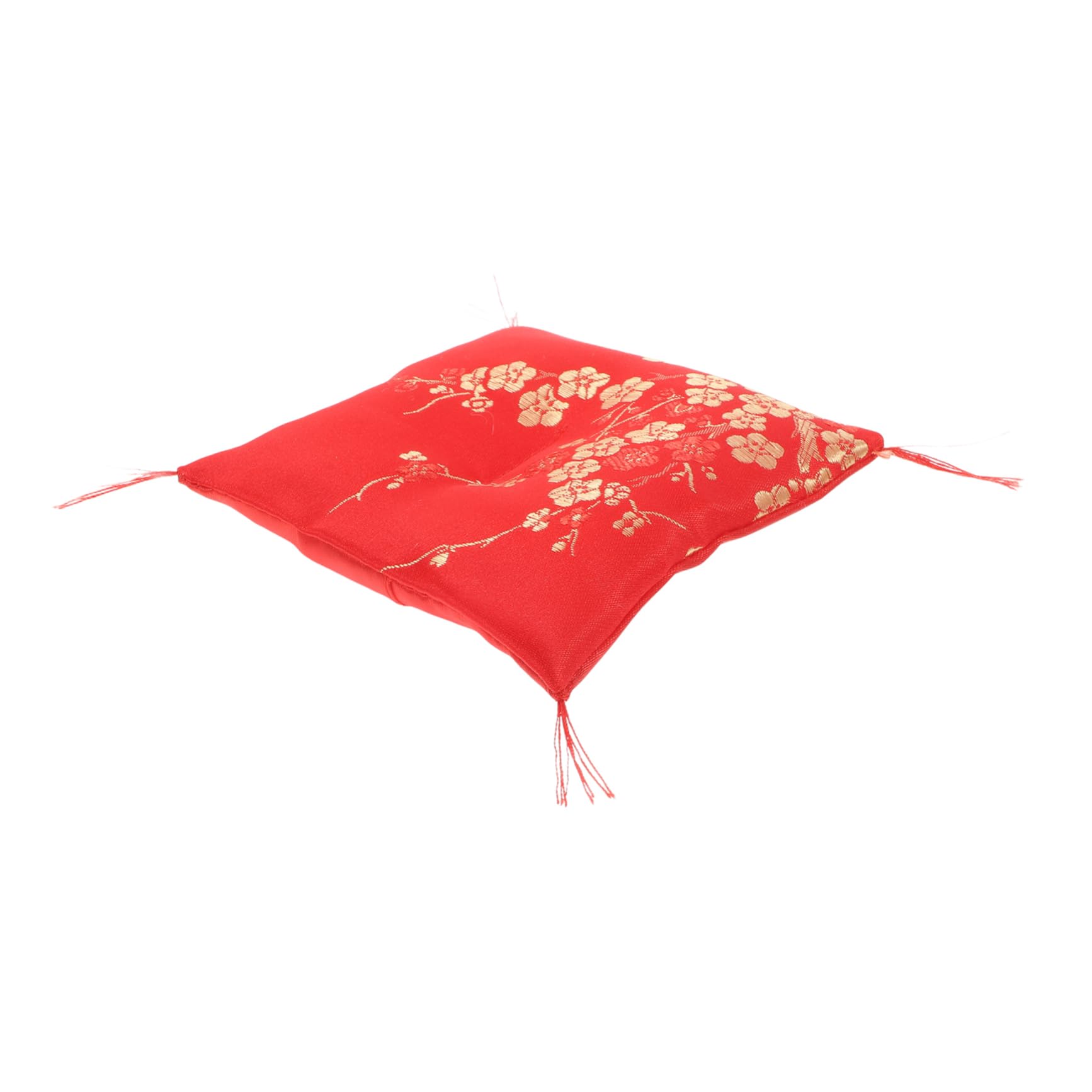 PRETYZOOM Floral Pattern Square Doll Base Bottom Mat Home Decor Cat Ornament Soft Pad