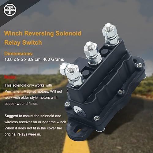 Miniatura 6 de Interruptor de relé de solenoide de inversión del motor del cabrestante de servicio intermitente Reemplazar Trombetta 214-1211A11