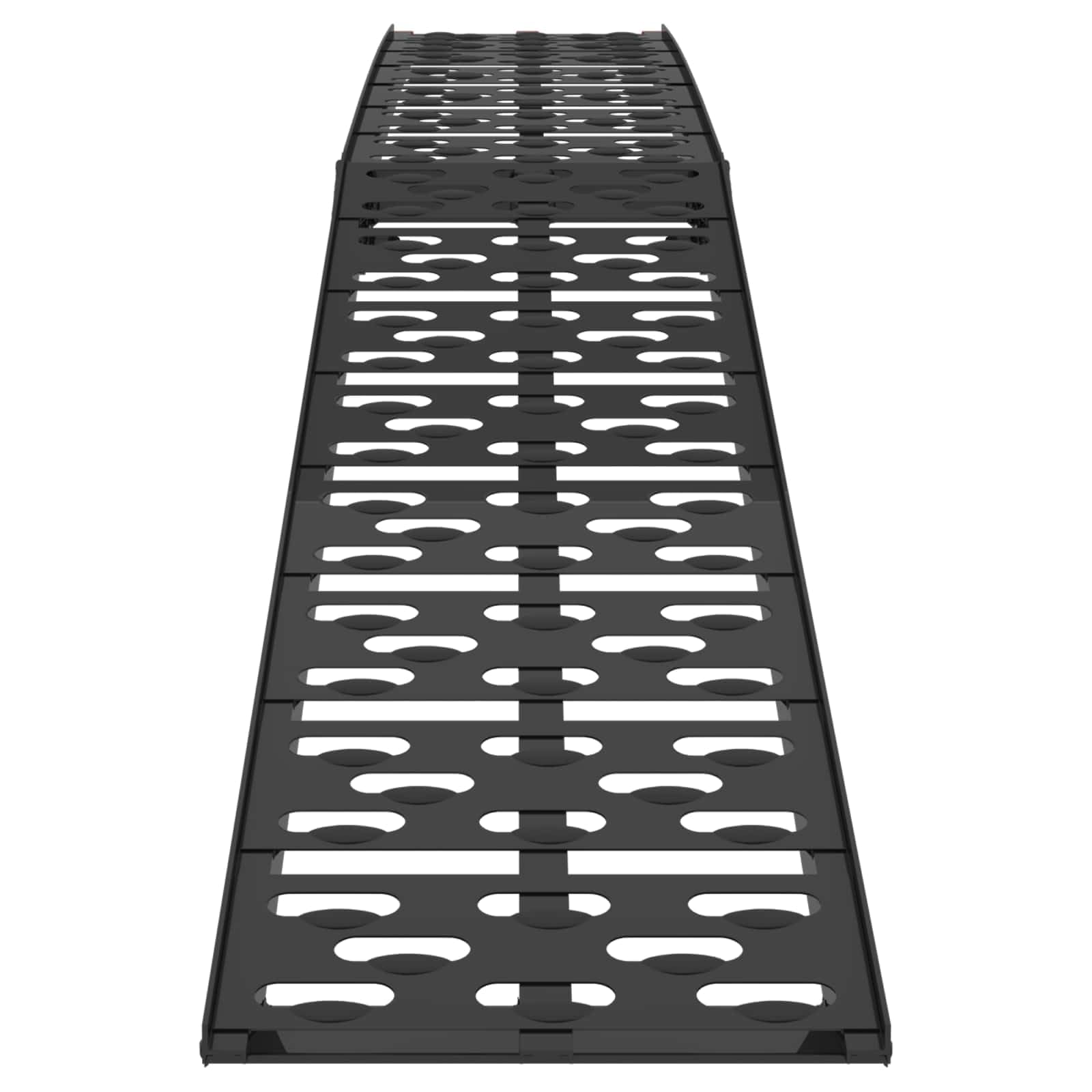 2er Set Motorradrampe Klappbar 222cm, Auffahrrampe aus Aluminium, 680kg Traglast pro Set, Verladerampe für Motorrad, Roller, Rasenmäher