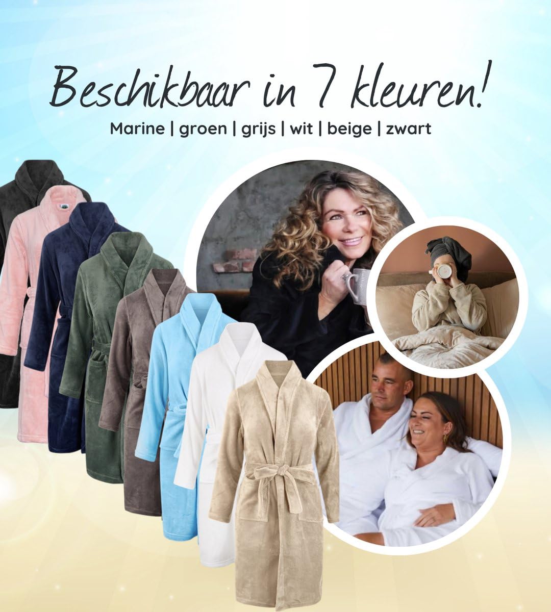 RELAX COMPANY - Fleece-Bademantel mit Namen Bestickt - Bademantel - Schalkragen - Männer und Frauen - Morgenmantel mit Stickerei personalisiert