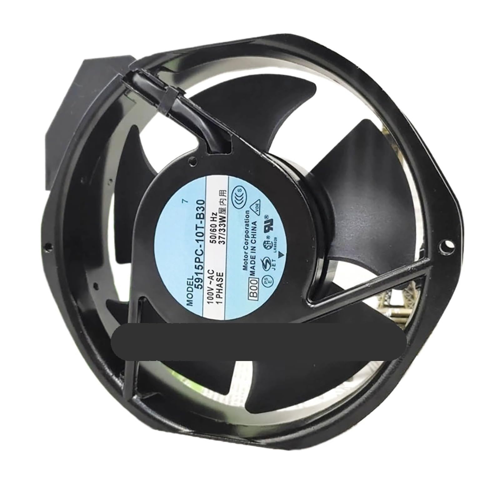 YLPWKMVZ Axial flow cooling Fan 5915PC-10T-B30 2-Pin 100VAC 37/33W 172 * 150 * 38MM