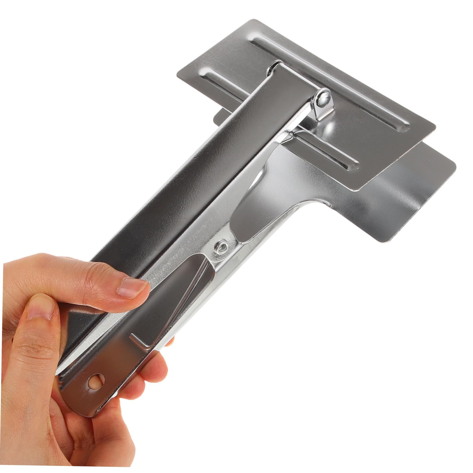 Uonlytech 4 Stück Nähenvorräte Clips Jumbo für Naht Stoff Tuch groß Nähklammer zum Basteln Lineal-Quiltclip Saumklammer zum Selbermachen Mess-Nähclip Mess-Saumklammer Rostfreier Stahl Silber
