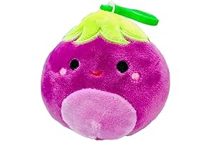 Squishmallows 3.5 Inch Eggplant Kellytoy Clips