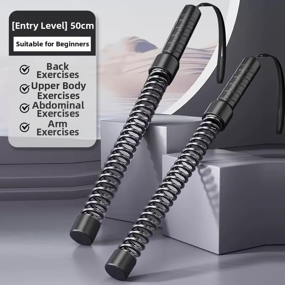 Ważona bezprzewodowa skakanka do domowej siłowni - cicha skakanka z łożyskami kulkowymi do treningu HIIT i boksu, czarna, 53 cm