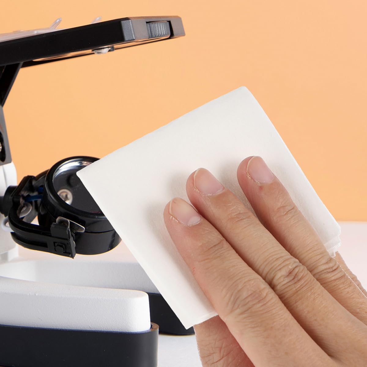 VALICLUD 1200pezzi Salviette Asciutte per Lenti di Occhiali Obiettivi di Fotocamere e Microscopi Panni per Pulizia di Schermi di Dispositivi Elettronici senza Pelucchi