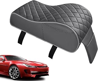 Car Armrest Cover, Automotive Accessories, Arm Rest Cushion Pad for Trucks SUVs RVs Sedans Drivers Commuting Road Trip Highway City Driving Vacations