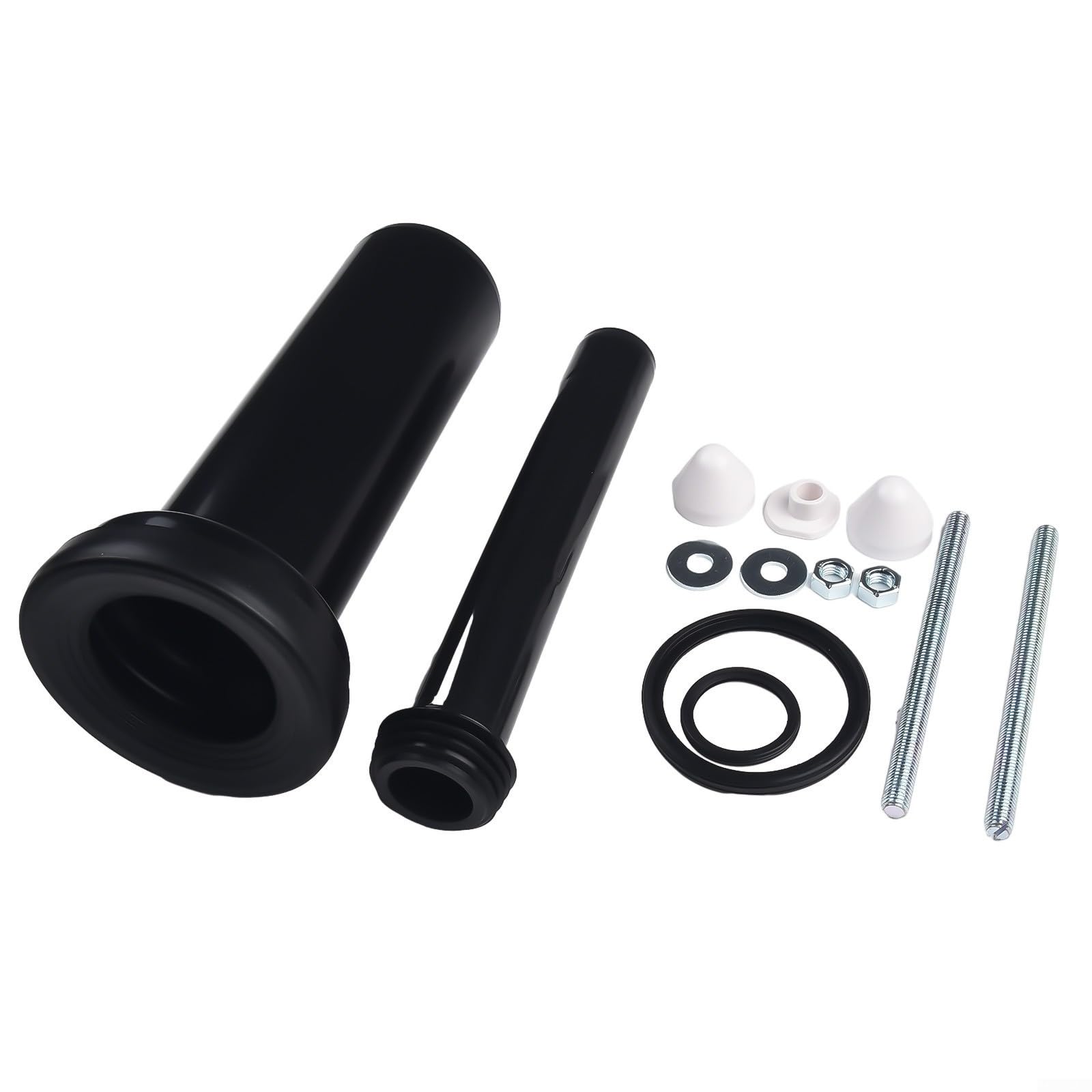 Kit de connecteur de 300 mm pour châssis de réservoir uniquement, kit de connecteur de cadre de réservoir de WC avec rallonge de tuyau de chasse d'eau de 45 mm à fixation murale