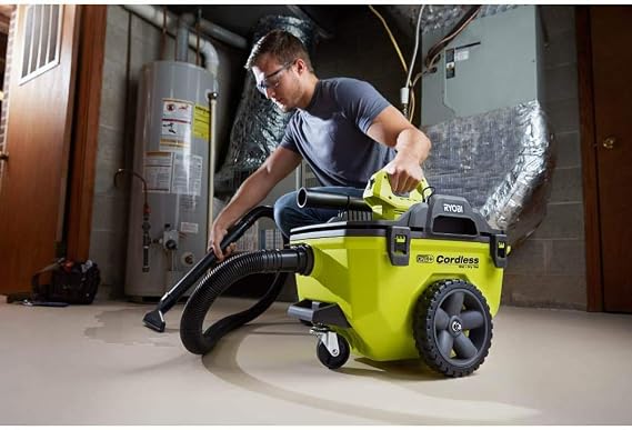 Ryobi 18 Volt ONE+ 6 Gal. Cordless Wet/Dry Vacuum (Tool Only) (Non-Retail Packaging)