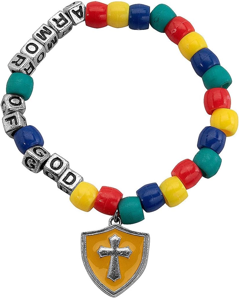 Fun Express Kingdom VBS Pony Bead Bracelet Craft Kit, Makes