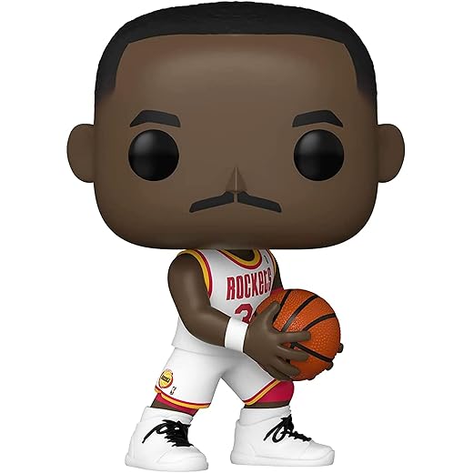 Sale Funko Pop Nba: Legends - Hakeem Olajuwon (Houston Rockets Home Jersey) Collectible Vinyl Figure,Multicolor