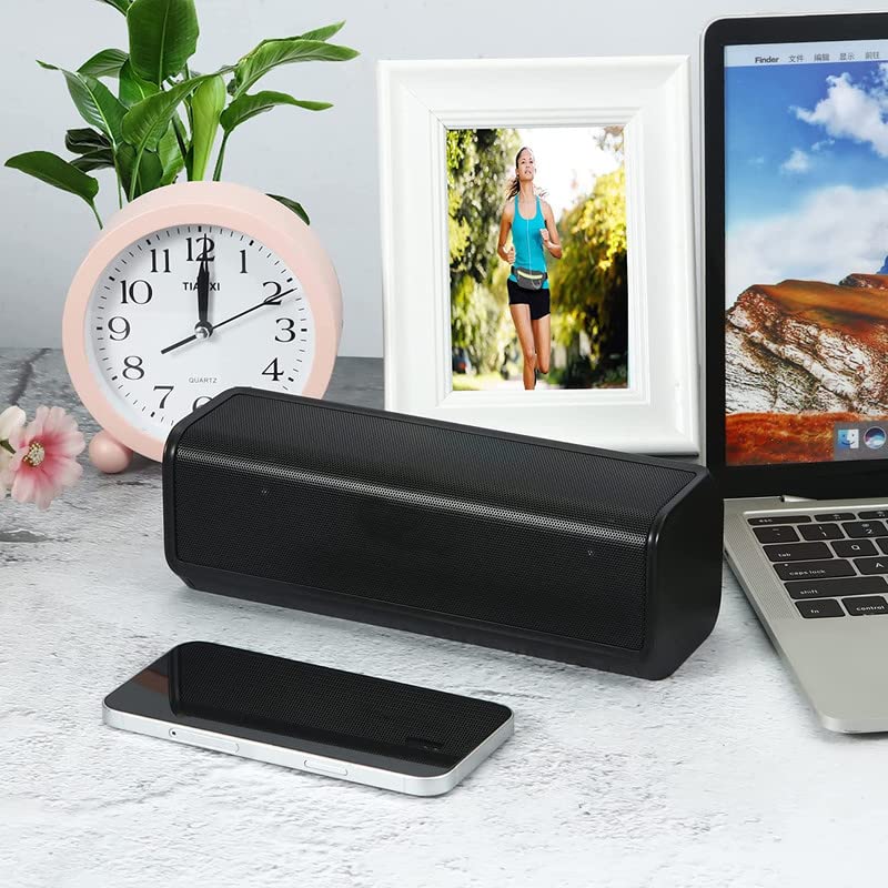 Image of DJ Bass Portable Rechargeable Bluetooth Speaker Flashing LED Light and Wireless /Outdoor /Indoor M417SP Bluetooth Speaker with Mobile Holder|USB|SD Card Slot & FM Support (Black Colour)