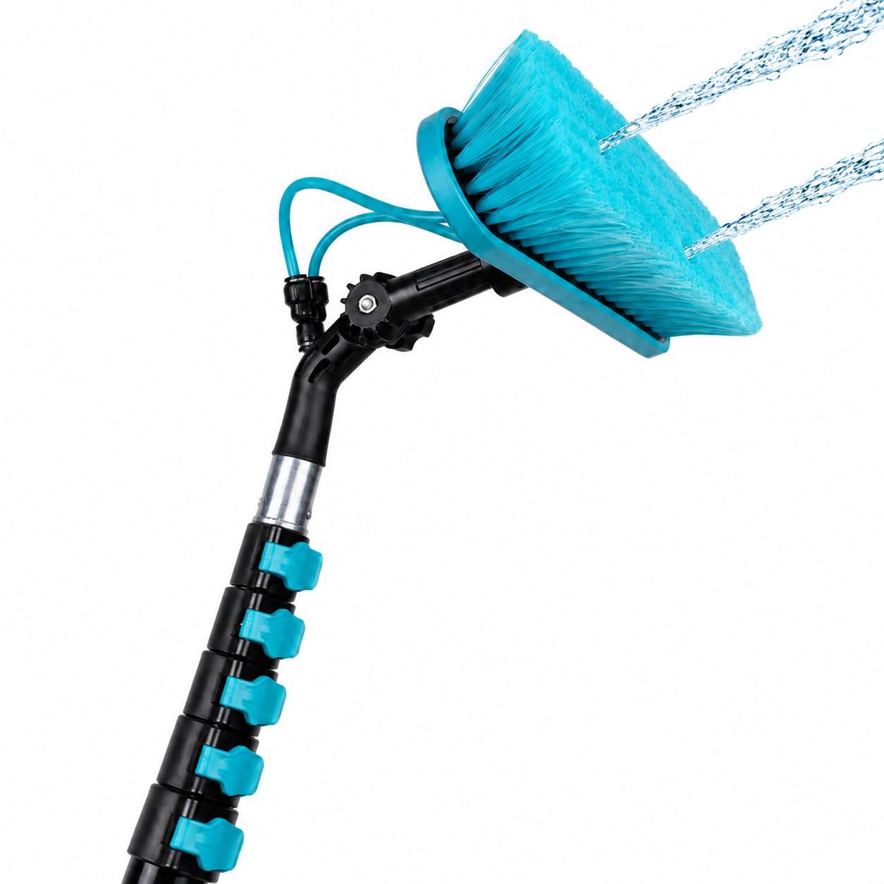Teleskop Waschbürste wasserführend ür PV Anlage Reinigung A,12FT/3.6M