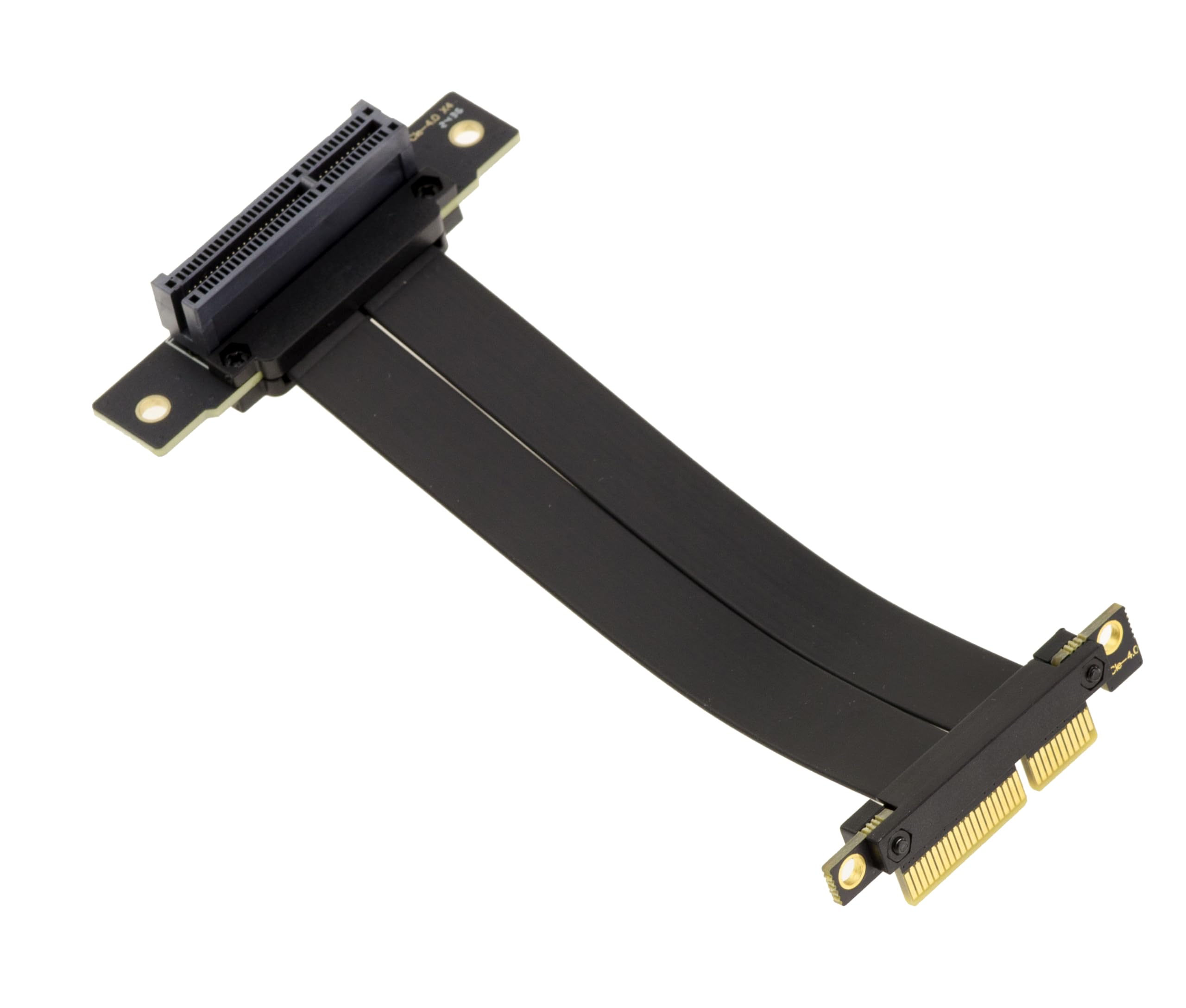 KALEA-INFORMATIQUE Riser PCI Express Gen 4.0 Single PCIe x4 Male to Female Port Extension Cable with 64 GT/s Bandwidth