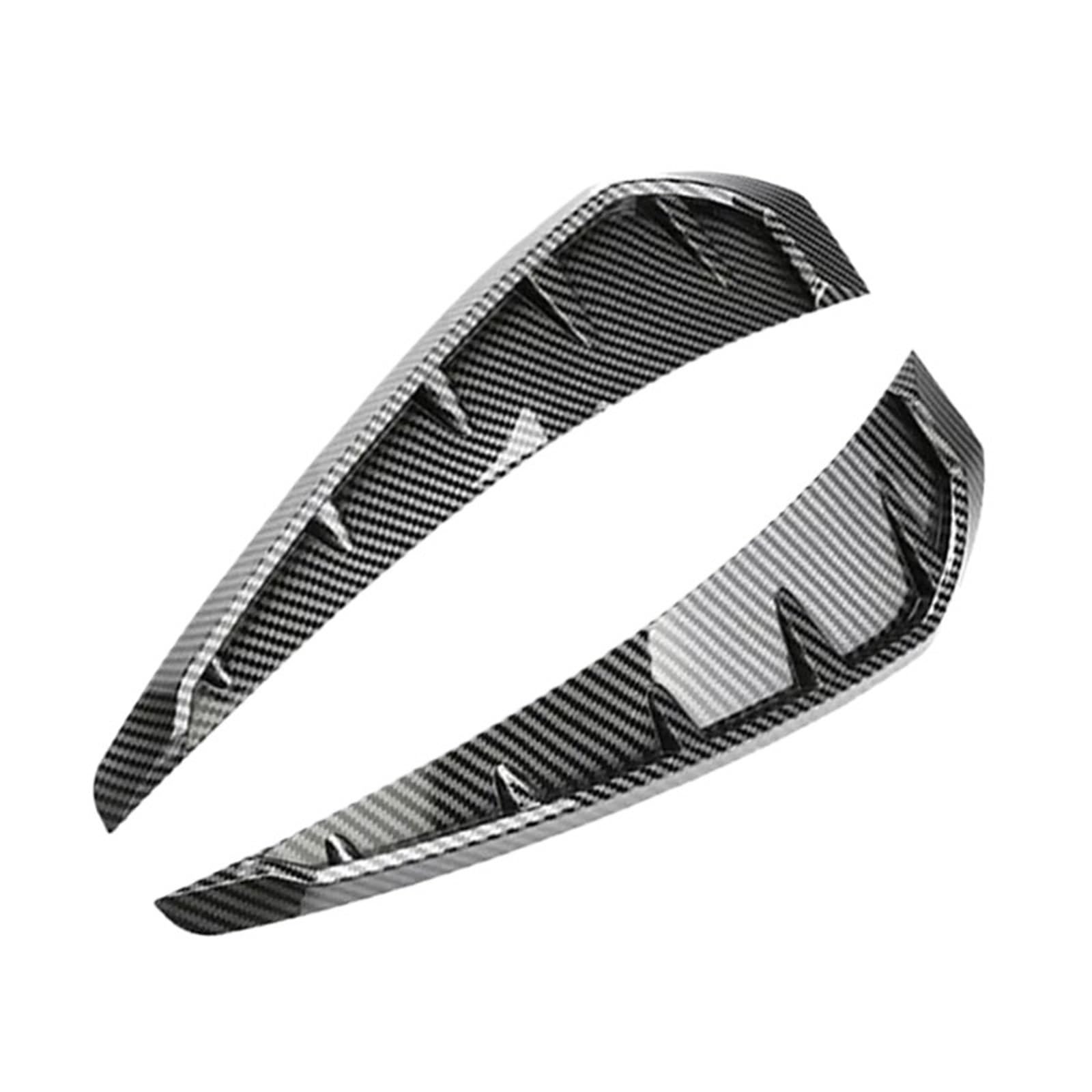 Dekoracja otworu wentylacyjnego bocznego Samochodo Do Civica | Kratka rekina samochodowego Symulacja płyty samochodowej Wystrój otworu wylotowego z włókna węglowego(Carbon Fiber)
