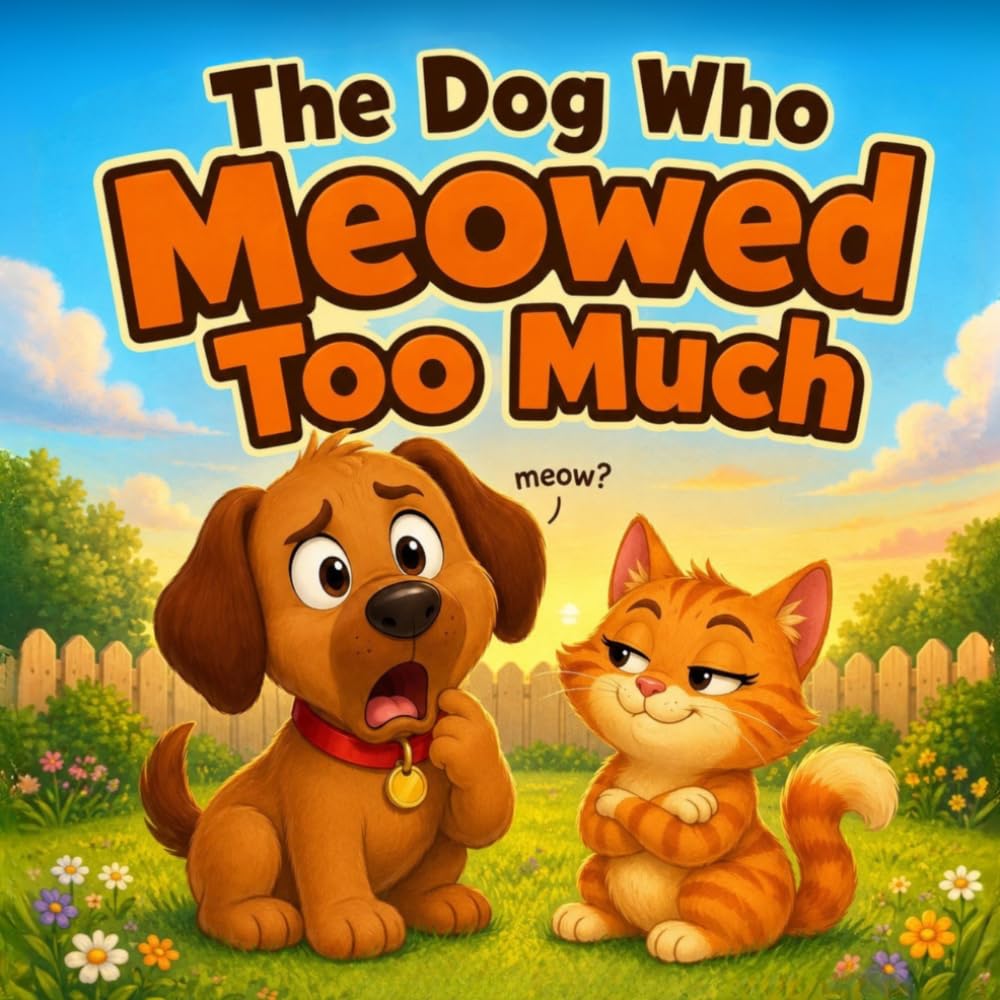 The Dog Who Meowed Too Much: A Funny Read-Aloud Picture Book About a Dog, a Cat, and One Very Mixed-Up Meow