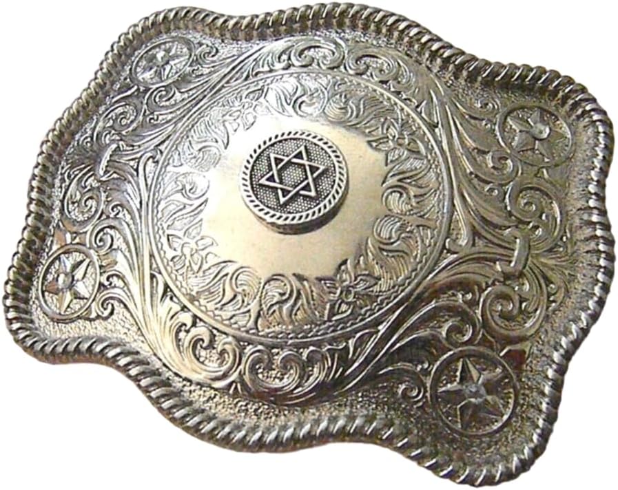 Star of David Belt Buckle, Jewish Gift, Bar Mitzvah, Bat Mitzvah, Religious