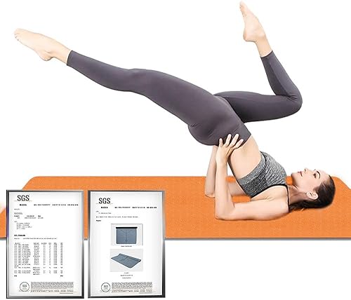 Miniatura 2 de Hatha Yoga - Tapete de yoga extra grueso de elastómero termoplástico, 72 x 32 pulgadas de grosor, 12 pulgadas, respetuoso con el medio ambiente,