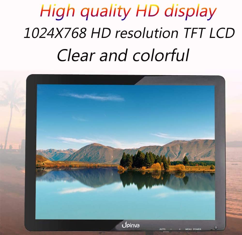 15 Monitor touchscreen con HDMI e display TFT-Schermo LED portatile per sicurezza CCTV postazione PC intrattenimento domestico Multi-Touch per progettisti d'ufficio utenti di sistemi di sicurezza