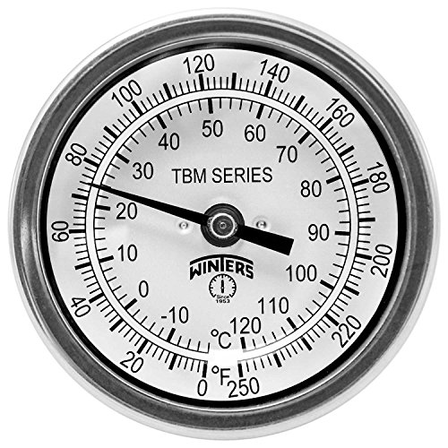 Thermomètre bi-métal Winters TBM pour le contrôle de température des cuves