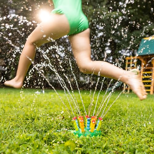 Melissa & Doug Splash Patrol Sprinkler Outdoor Water Toy Set | 1 Sprinkler, 12 Squirting Characters, Garden Hose Attachment, Active Outdoor and Backyard Water Play Toys for Kids, Ages 3+ - image 8