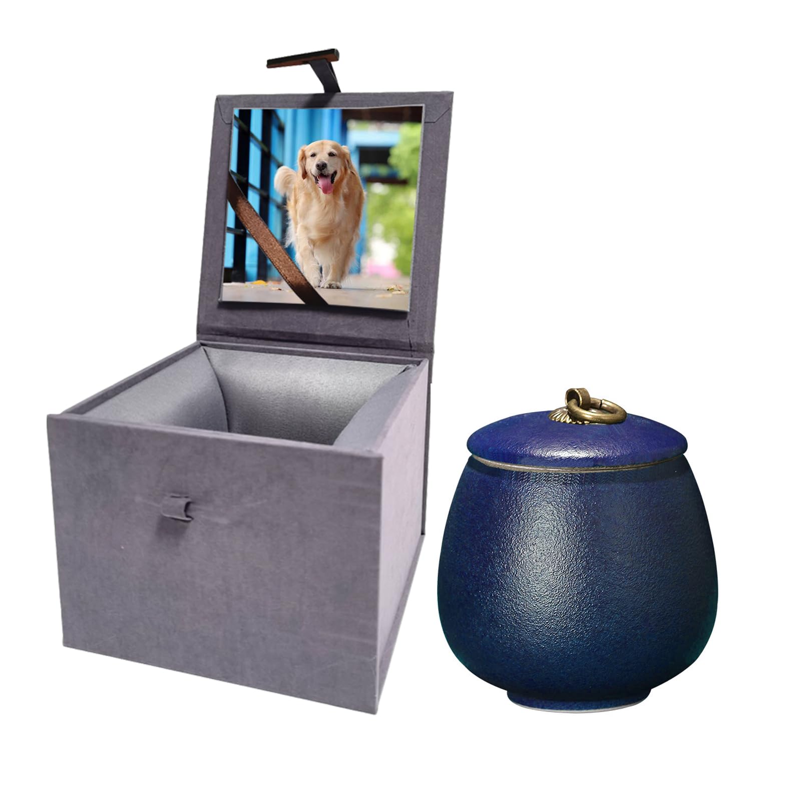 Urna funeraria personalizzata per animali domestici con foto - Remember Forever
