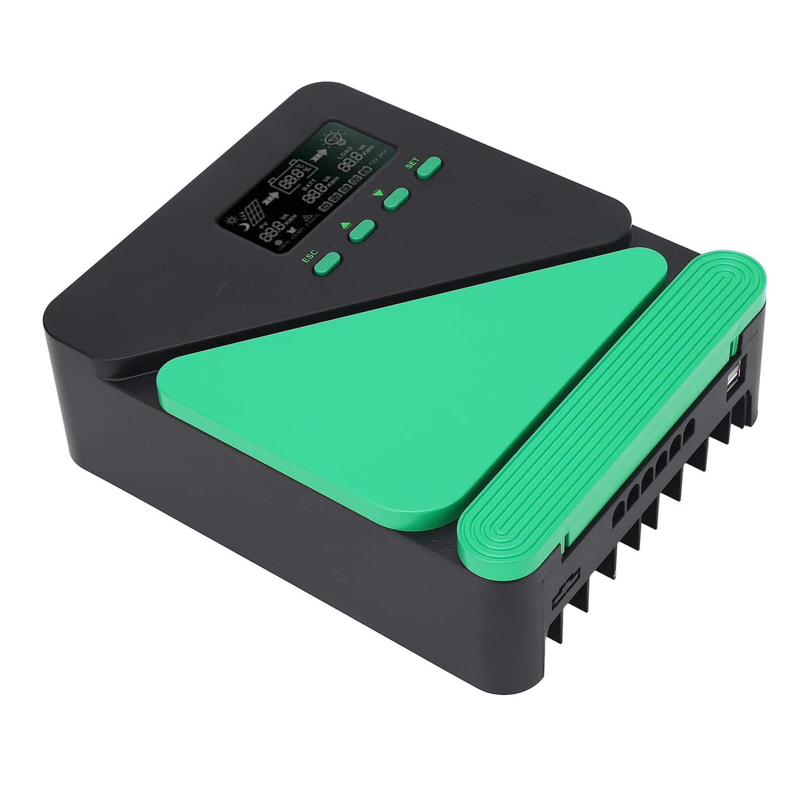 Contrôleur de Charge Solaire MPPT, Entrée 100V, 12V 24V