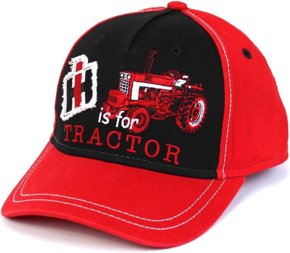 IH Toddler T is for Tractor Cap - 16IH101-TOD Red