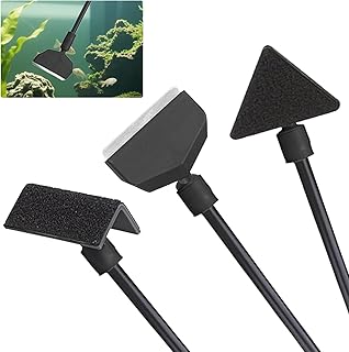 afhgdjr 3 In 1 Aquarium Reinigungsset,Aquarium Scheibenreiniger,Aquarium ZubehöR,Aquarium ZubehöRreinigung Werkzeug Mit Abnehmbarer,Aquarium Reiniger FüR Aquarien,Fish Tank Reiniger Set product image
