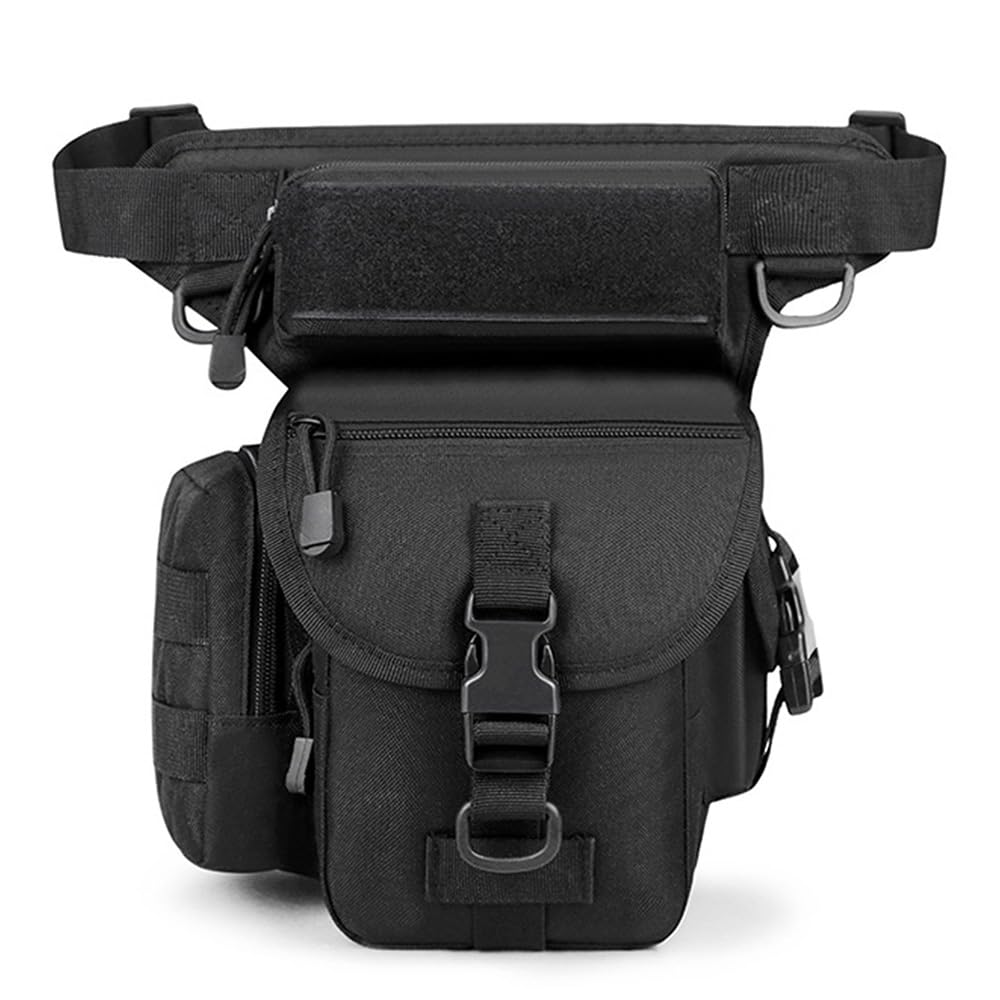 Sac de jambe pour motocycliste avec sangles ajustables contre le vol