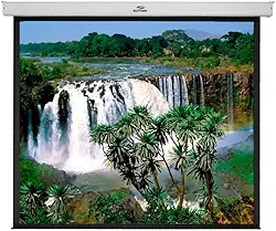 Tela de Projeção Retrátil, SUMAY, TRVS100 52, Branco/Preto